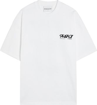 Mki Miyuki Zoku Stack Printed Cotton T-shirt - White - Xxl