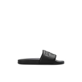 Dsquared2 Sliders, male, Black, Size: 12 US Logo Slides