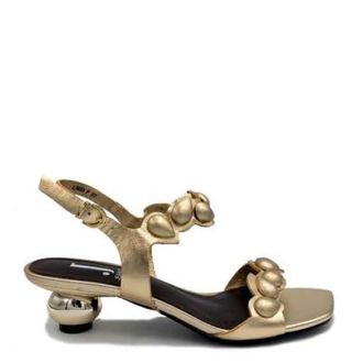 Jeannot High Heel Sandals, female, Yellow, Size: 8 US Sandalo Jeannot