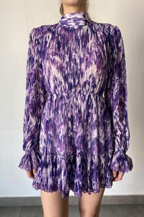 Hemant & Nandita Anum Dress In Purple