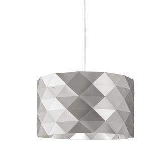 Linea Zero Suspensi&oacute;n 3 Luces Plata En Metal Cromado Cm. 40x25h