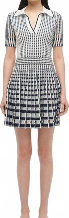 SIMKHAI Tovi Mini Polo Dress In Midnight