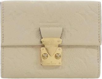 Louis Vuitton Pre-owned Wallets, female, Beige, Size: ONE SIZE Pre-owned Monogram Empreinte Wallet (tri-fold)