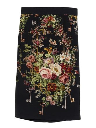 Dolce & Gabbana Rok met print - Zwart