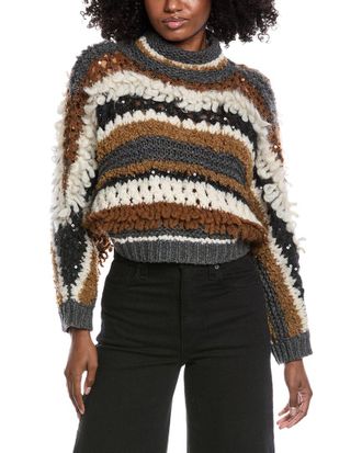 Brunello Cucinelli Cashmere Crop Sweater