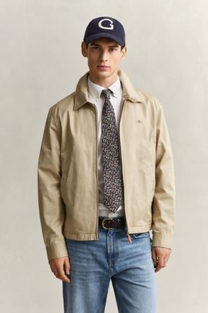 GANT Men Cotton Windcheater Jacket (XXXL) OAT BEIGE