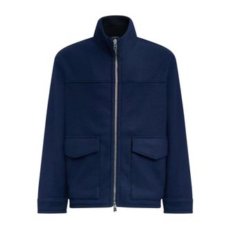 Dondup Light Jackets, male, Blue, Size: XL abiti poliestere