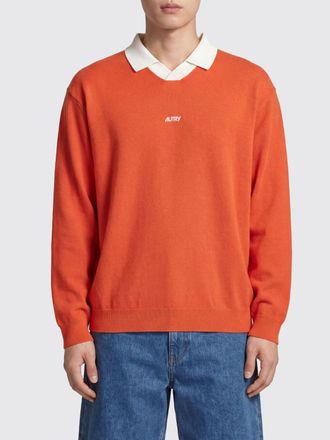 Autry Polo relaxed fit in cotone a maniche lunghe con logo a contrasto