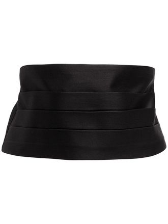 Polo Ralph Lauren silk pleated cummerbund - Black