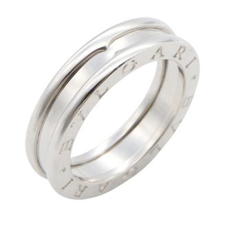 Bulgari Silver White Gold (18K) Band Ring (Pre-Owned)