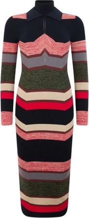 Iceberg Abito maglia in viscosa con motivo a righe - - Dresses - Donna - Multicolore - XS