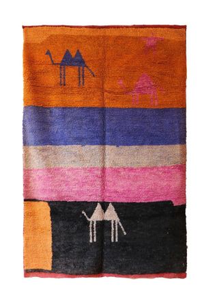 AFK Living Alfombra bereber marroqu&iacute; de pura lana 200 x 304 cm