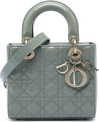 Dior Pre-owned Dior Small Patent Cannage Lady Satchel Ladies 85C8ZGKEX0BKZRAM