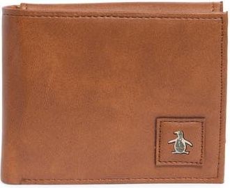 Original Penguin Leather Passcase Wallet in Tan at Nordstrom Rack