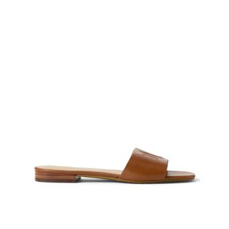 Ralph Lauren Sliders, female, Brown, Size: 10 US Everley SLD Sandals Slide