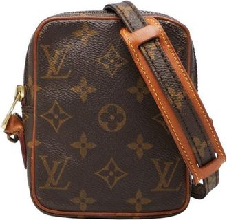 Louis Vuitton Brown Coated/Waterproof Canvas Mini Danube (Authentic Pre-Loved)