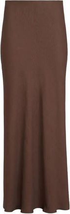 Brunello Cucinelli Fluid Bias-Cut Skirt
