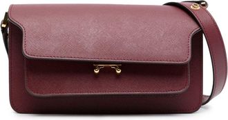 Marni East/West Trunk crossbody bag - women - Calf Leather - One Size - Red