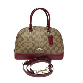 Coach Borsa 2-way Mini Sierra Satchel in PVC Pre-owned - - Pre-owned - Donna - Beige - ONE SIZE