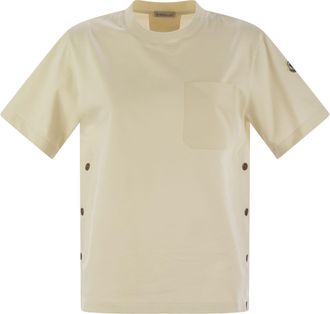 Moncler Cotton T Shirt With Pocket