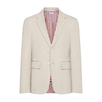Thom Browne Heren, Jassen, Beige, Maat: S