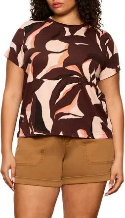 Sanctuary The Perfect T-Shirt in Deserts Pink at Nordstrom, Size 2X