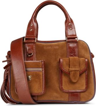 CLARIS VIROT Ritchie Bag - Dames - Handtassen - Bruin - ONE Size - Katoen - Tassen