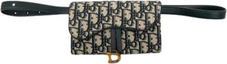 Dior Pre-owned Canvas Belt Bag - Dames - Vintage Heuptassen - Blauw - ONE Size - Vintage
