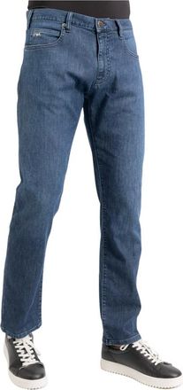 Emporio Armani Heren, Jeans, Blauw, Maat: W33 Denim