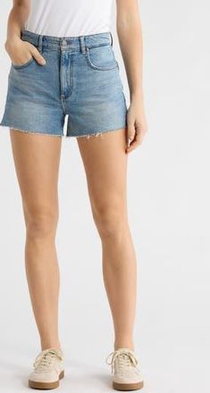 AG - Adriano Goldschmied High Waist Denim Cutoff Shorts in Southwest at Nordstrom Rack, Size 31