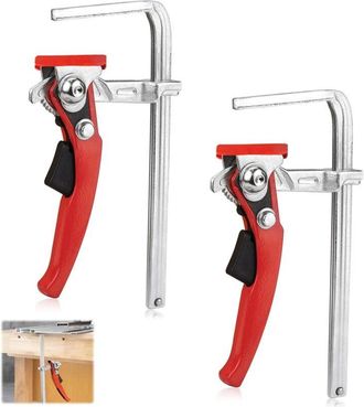 OEM Tornillo De Banco Para Riel Gu&iacute;a (160 X 60 Mm): 2 Piezas, Robusto Y Duradero, De Acero Macizo, Corte Preciso Para Lijado, Carpinter&iacute;a Y Fijaci&oacute;n De Ri