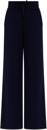 Kenzo Signature Straight Pants - Dames - Wijde Broeken - Blauw - M - Katoen - Broeken