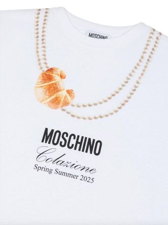 Moschino Cotton Maxi T-Shirt - White