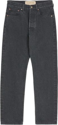 Valentino Garavani Denim 5 Tasche - Heren - Regular Fit Jeans - Zwart - W32 - Denim - Jeans