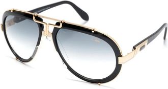 Cazal 642/3 Zonnebril - Heren - Zonnebrillen - Zwart - 62 MM - Accessoires