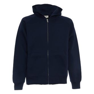 Autry Blauwe Neopreenjas voor Mannen - Heren - Vesten met rits - Blauw - L - Katoen - Hoodies & sweatvesten