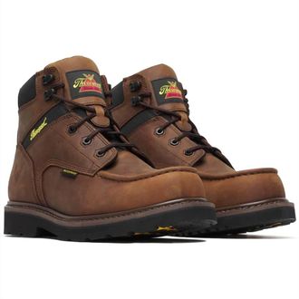 Thorogood Mens Jobsite Series 6 Comp Moc Toe Work Boot In Brown