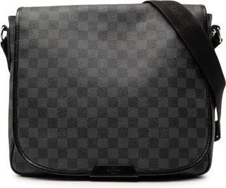 Louis Vuitton Black Pvc Leather Shoulder Bag (Pre-Owned)