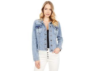 Kut from the Kloth Kara Jean Jacket Womens Clothing Standard : XS, Cotton/Denim/Spandex