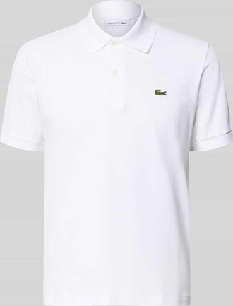 Lacoste Regular Fit Poloshirt aus Baumwoll-Mix in Weiss, Gr&ouml;&szlig;e XXXL