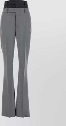 Sportmax high waist flared leg trousers with pockets