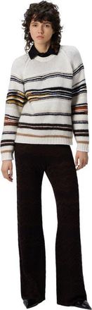Missoni Crew Neck Striped Sweater In Wool, Mohair And Alpaca in Multicoloured at Nordstrom, Size Medium