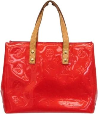 Louis Vuitton Pre-owned Tote Bags, female, Red, Size: ONE SIZE Pre-owned Reade PM M91088