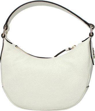 Jimmy Choo London Bolso de Hombro de Piel en Forma de Media Luna - Bags - Mujer - Beige - ONE SIZE