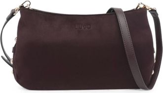 Liu Jo Tassen, Dames, Paars, ONE Size, Polyester, Logo Crossbody Tas