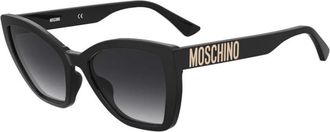 Moschino Authentieke Stijlvolle Brillen- Premium Kwaliteit! - Dames - Zonnebrillen - Zwart - 55 MM - Accessoires