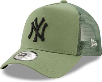 New Era New York Yankees MLB Cap Trucker Kappe verstellbar Basecap Snapback Baseball MLB Fancap gr&uuml;n - One-Size
