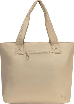 Puma Everyday Tote, Large Bag with Laptop Sleeve, Removable Pouch & Travel-Friendly Design, Light Sand