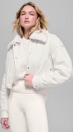 Alo | Navigator Jacket in Ivory White, Size: Medium