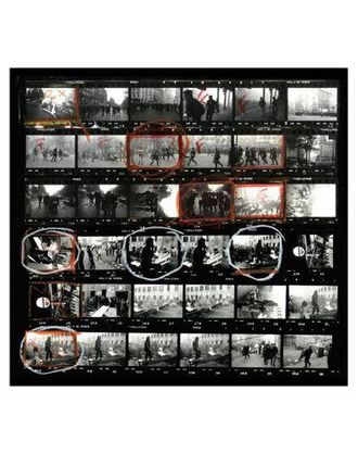 MAGNUM PHOTOS Magnum Contact Sheets & Bruno Barbey Print